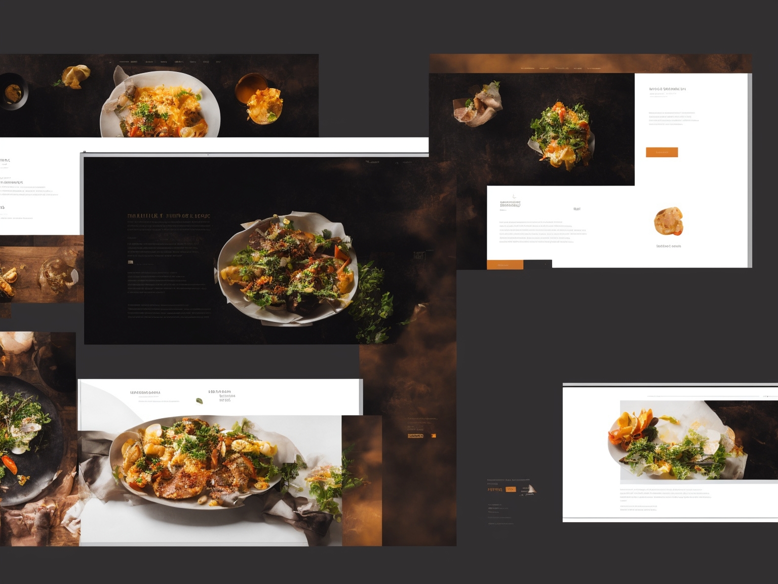 Sitio web de restaurante